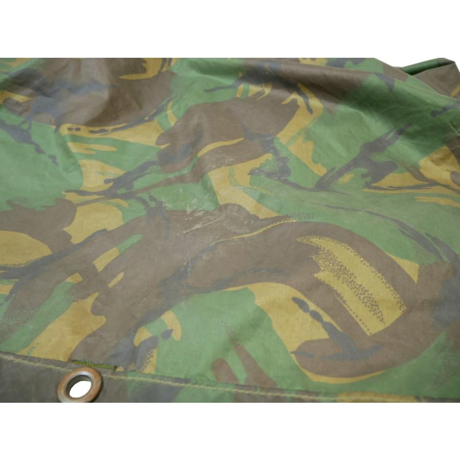 イギリス軍 バシャ タープ DPMカモ 250cm×220cm 中古良 : out106c 