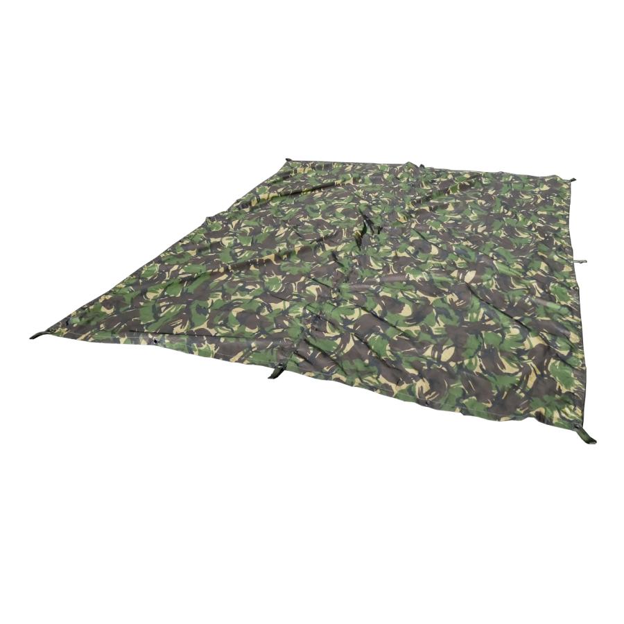 川*正様 イギリス軍　バシャタープ　シェルターシート　ウッドランドカモ　正規品 川*正様 イギリス軍 バシャタープ シェルターシート ウッド