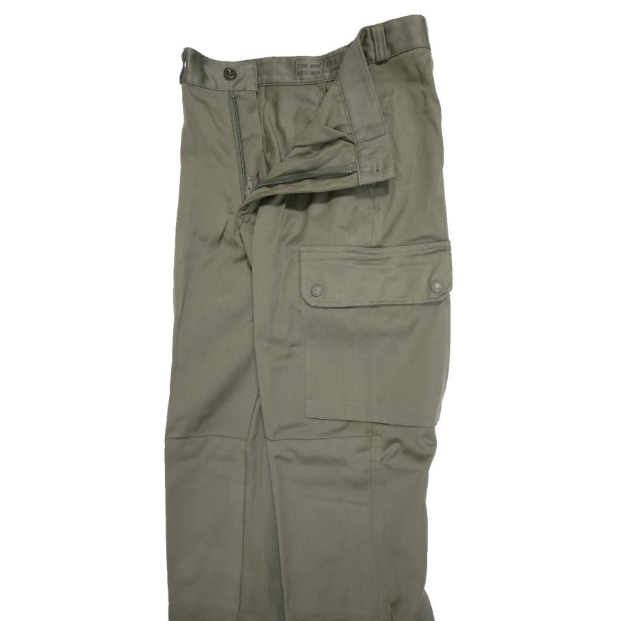 フランス軍 F2 コンバットパンツ OD 28in W72cm-L75cm 新品デッドストック | MILITARY | 02