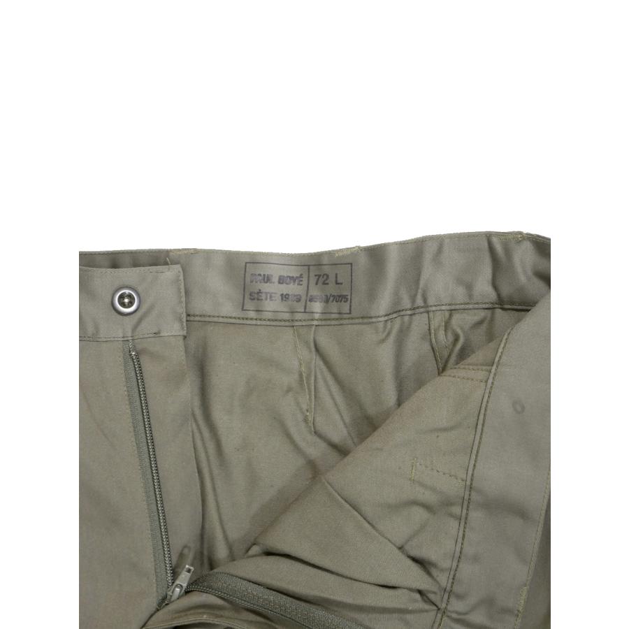フランス軍 F2 コンバットパンツ OD 28in W72cm-L75cm 新品デッドストック | MILITARY | 05