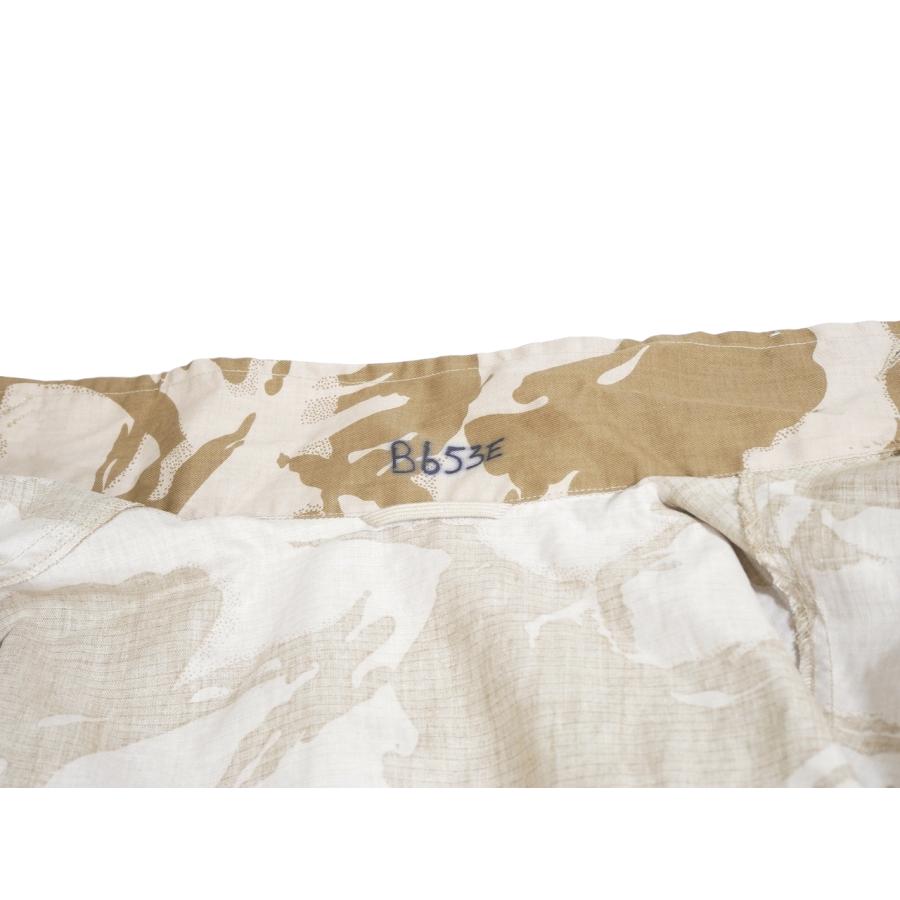 XLイギリス軍放出品 UBACシャツデザートDPMカモ パッド付 ディフェンダー イギリス軍ファティーグシャツ】独特の砂漠用迷彩柄を使用した春