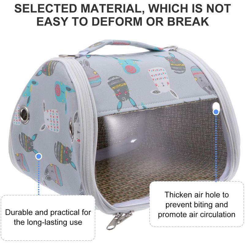 Vorcool ハムスター キャリー 肩掛け おでかけ 四季用 透明窓 通気性抜群 耐久性 小動物キャリーバッグ インコ ハリネズミ チンチ Lightblue Tokyo 通販 Yahoo ショッピング