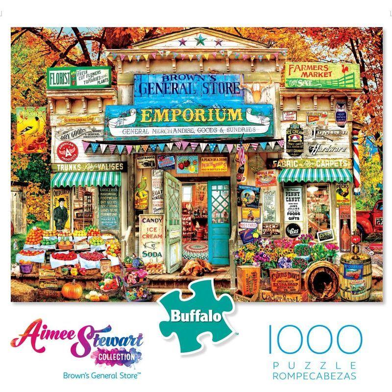 Buffalo Games Aimee Stewart - Brown's General Store - 1000 Piece Jigsa｜lightblue-tokyo｜04
