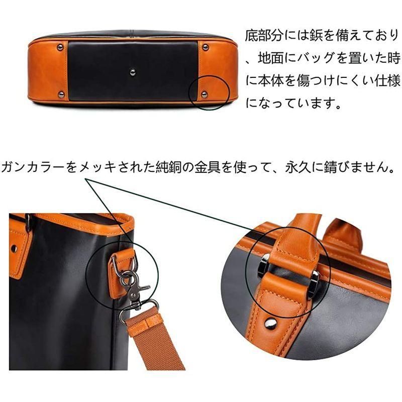 トートバック メンズ 大容量 ビジネス 男性用木村工房 天然牛革 本革 多機能 ファスナー ブランド 通勤 トート 大型 人気 Ta0 予約販売 本