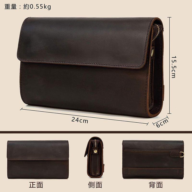 お見舞い オシャレ クラッチバッグ レザー メンズ 大容量 本革 セカンドバッグ 手持ち セカン 結婚式 パーティー 軽量 チェーン付 紳士鞄 大容量 セカンドバッグ Www Sustentec Com Br