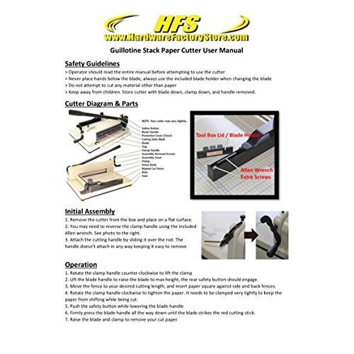 HFS(R) A3/A4裁断機 大型ペーパーカッター 400枚まで裁断可能
