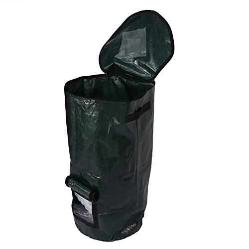 くらしを楽しむアイテム PE布製 肥料袋 コンポストバッグ 堆肥コンポスターバッグ (45*80cm) 60L 優れる通気性 植え袋 ガーデン用 発酵 生ゴミ 廃棄物処理バッグ 果物 肥料、活力剤