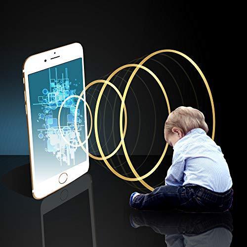 日本製 スマートフォン用 電磁波吸収 シート 10枚 [ 全機種対応 / 最大約90%吸収 / 360度方向吸収 ] 電磁波防止シール 電磁波カット (白×5枚 / 黒×5枚) 