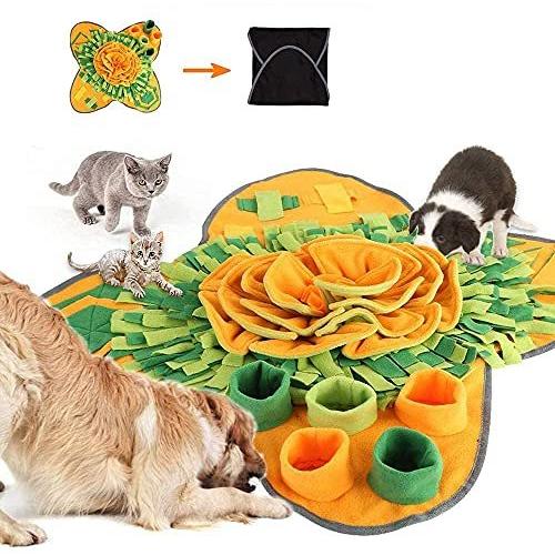 人気ブランドを Ruiqas ペット嗅覚訓練マット 犬猫用訓練毛布 性格改善 運動不足 ストレス解消 嗅覚活用 分離不安 食いちぎる 激安ブランド Turningheadskennel Com