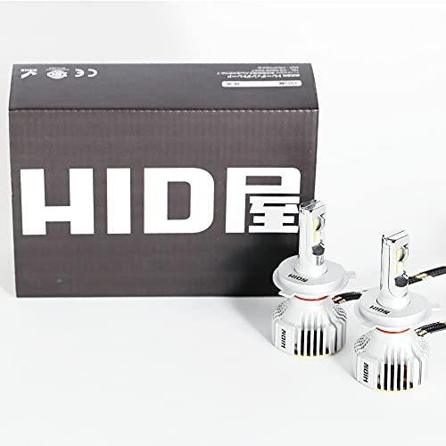 HID屋 LEDヘッドライト H8/H11/H16 爆光 省エネ 12600lm 6500k 2本1セット 車検対応 12V/24V ホワイト フォグランプ使用可能 iシリーズ(H8/H11/H16)