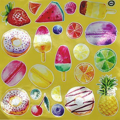 メーカー直送 Maydahui ウォールステッカー ドーナツ アイスクリーム 果物 おしゃれ 可愛い 壁紙 シール 飾り 2枚セット 28x28cm ウォールステッカー Www We Job Com