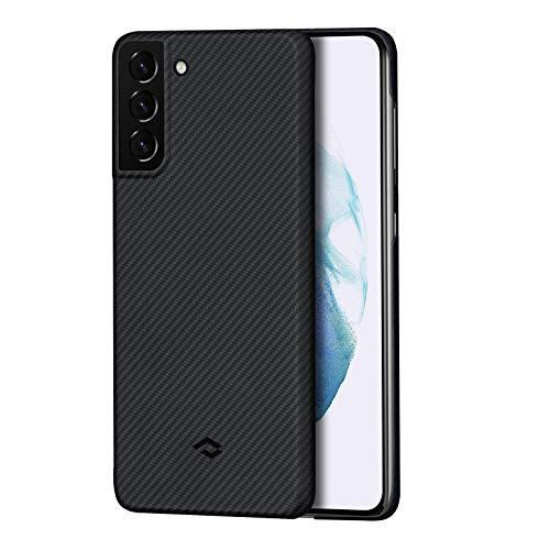 「PITAKA」Galaxy S21+ 対応 ケース Air Case 600Dアラミド繊維製 カーボン風 デザイン 極薄(0.65mm) 軽量(10g) 耐衝撃 保護