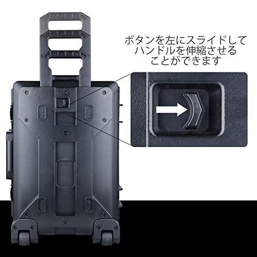 新入荷!!【日本未発売】 Lykus HC-5220 車輪付き防水ハードケース キャリーオンケース キャスター付き 格子状カットスポンジが内蔵 内寸:52 【2604624393】(13993円)