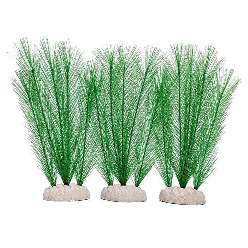 お気に入り レイアウト用品 Yffsfdc 水草 32cmフィッシュタンク人工水草 水槽飾り癒し水景 ベタ プラスティック製おやすみリーフ ベタ 3点セット