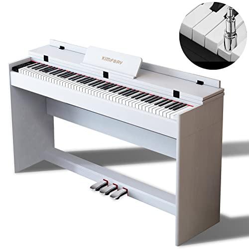 KIMFBAY 電子ピアノ 88鍵盤 ハンマーアクション 人気 でんしぴあの ペダル付き タッチ ヘッドホン付き スタンド 初心者 (白い) :  a-b09vs7jsgl-20230323 : lightdeヤフー店 - 通販 - Yahoo!ショッピング