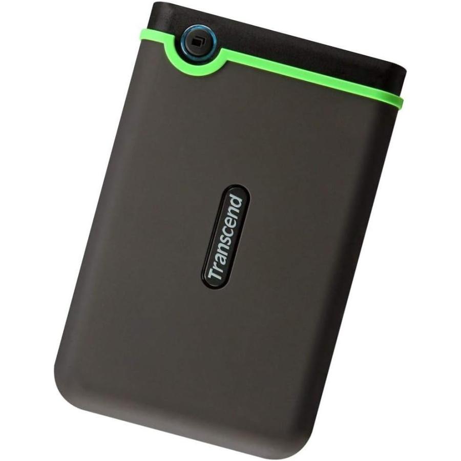 Transcend ポータブルHDD 1TB 耐衝撃 スリムタイプ USB3.1 Gen1