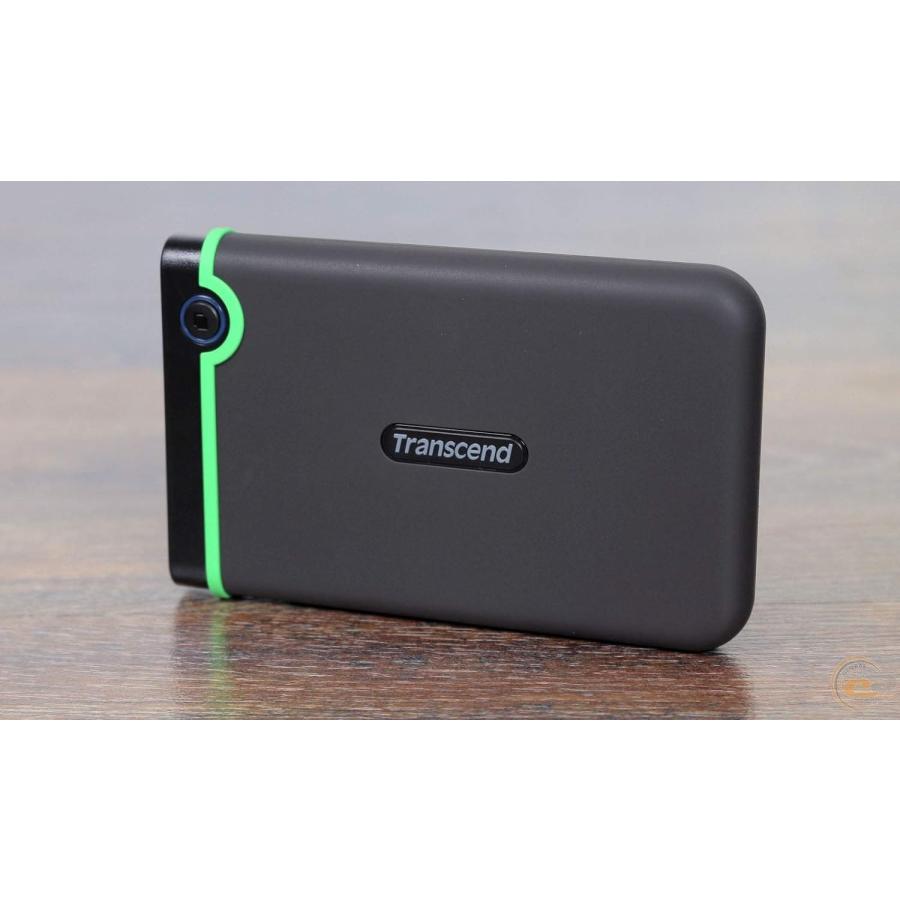 Transcend ポータブルHDD 1TB 耐衝撃 スリムタイプ USB3.1 Gen1