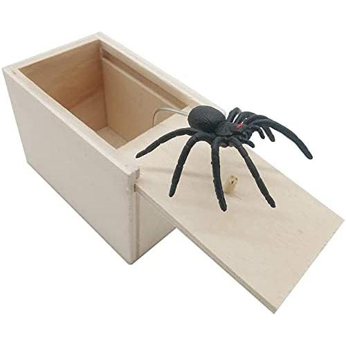 ZOYUBS 恐怖ボックス ハロウィーンおもちゃ ドッキリ びっくり箱 いたずらボックス 飛び出す 蜘蛛 おもしろ パーティーグッズ スパイダーボックスのミニ木箱 |  | 02