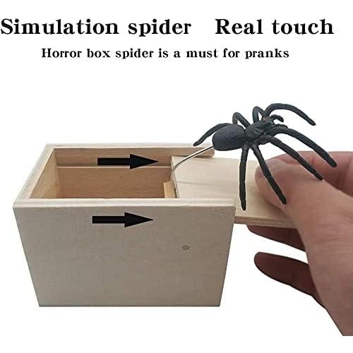 ZOYUBS 恐怖ボックス ハロウィーンおもちゃ ドッキリ びっくり箱 いたずらボックス 飛び出す 蜘蛛 おもしろ パーティーグッズ スパイダーボックスのミニ木箱 |  | 03