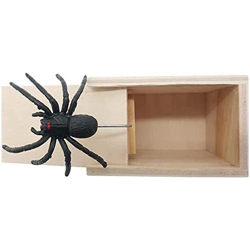 ZOYUBS 恐怖ボックス ハロウィーンおもちゃ ドッキリ びっくり箱 いたずらボックス 飛び出す 蜘蛛 おもしろ パーティーグッズ スパイダーボックスのミニ木箱 |  | 06