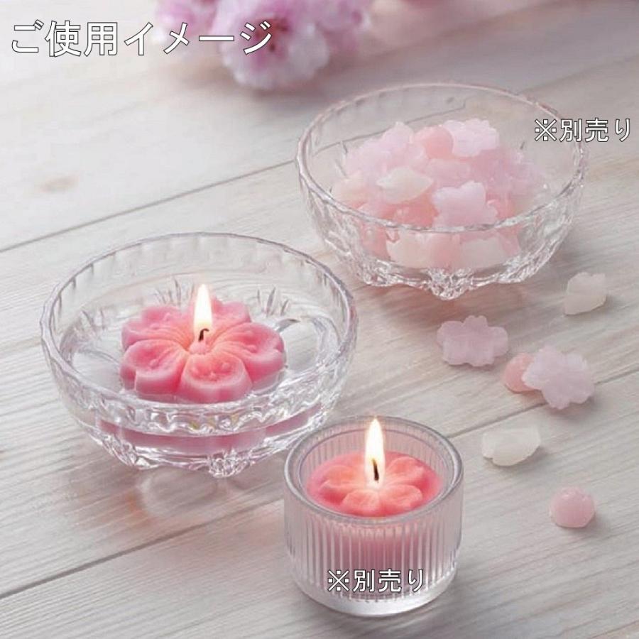 世界的に さくらの花めぐり フローティングキャンドルと器のセット アロマキャンドル サクラの香り Wantannas Go Id