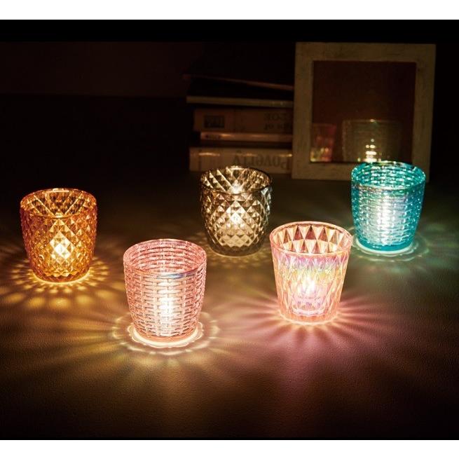 キャンドルホルダー オーロラダイヤグラス ピンク アロマキャンドル クリアカップキャンドル用 キャンドルグラス カメヤマ製 Sj608 00 00pk 雑貨ライトハウス 通販 Yahoo ショッピング