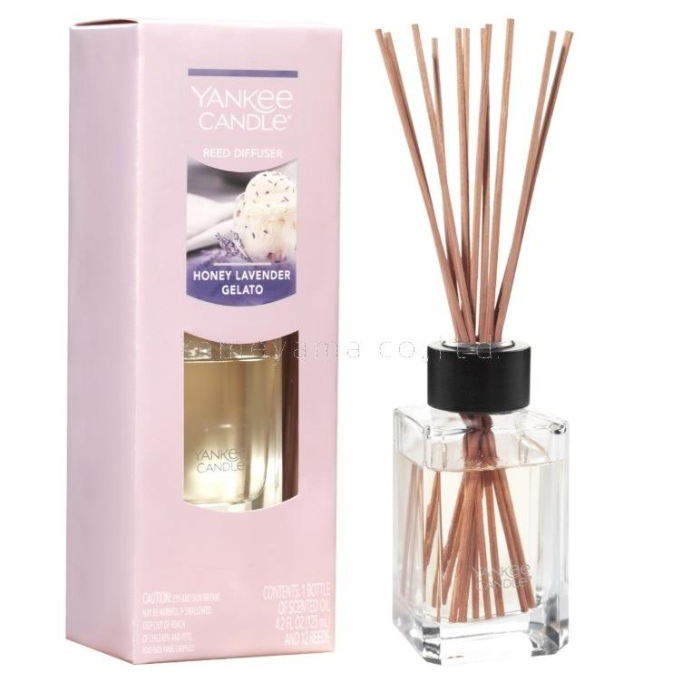スクエア リードディフューザー アロマディフューザー おしゃれ 芳香剤 部屋 スティック ハニーラベンダージェラートの香り ヤンキーキャンドル カメヤマ Yk332 05 298 雑貨ライトハウス 通販 Yahoo ショッピング