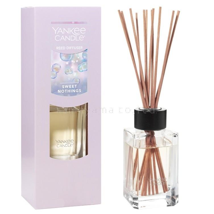 スクエア リードディフューザー アロマディフューザー おしゃれ 芳香剤 部屋 スティック スイートナッシングの香り ヤンキーキャンドル カメヤマ 最新