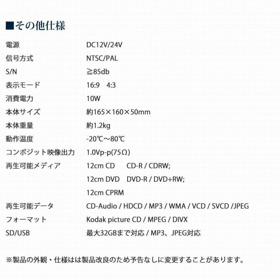 1DIN DVDプレーヤー 車載 CPRM対応 12V 24V USB SD DVD CD 送料