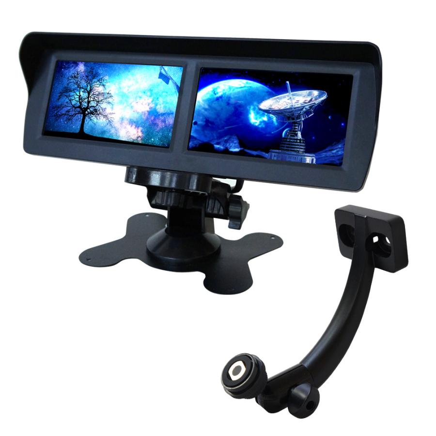 ハイマウント オンダッシュモニター 4.3インチ ツインモニター