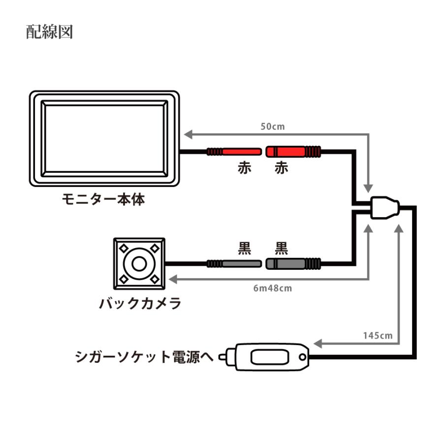 バックカメラ モニターセット オンダッシュ 5インチ シガー電源 ヘッドレスト取り付け 車載モニター 12V 24V あすつく 送料無 D511B |  | 12