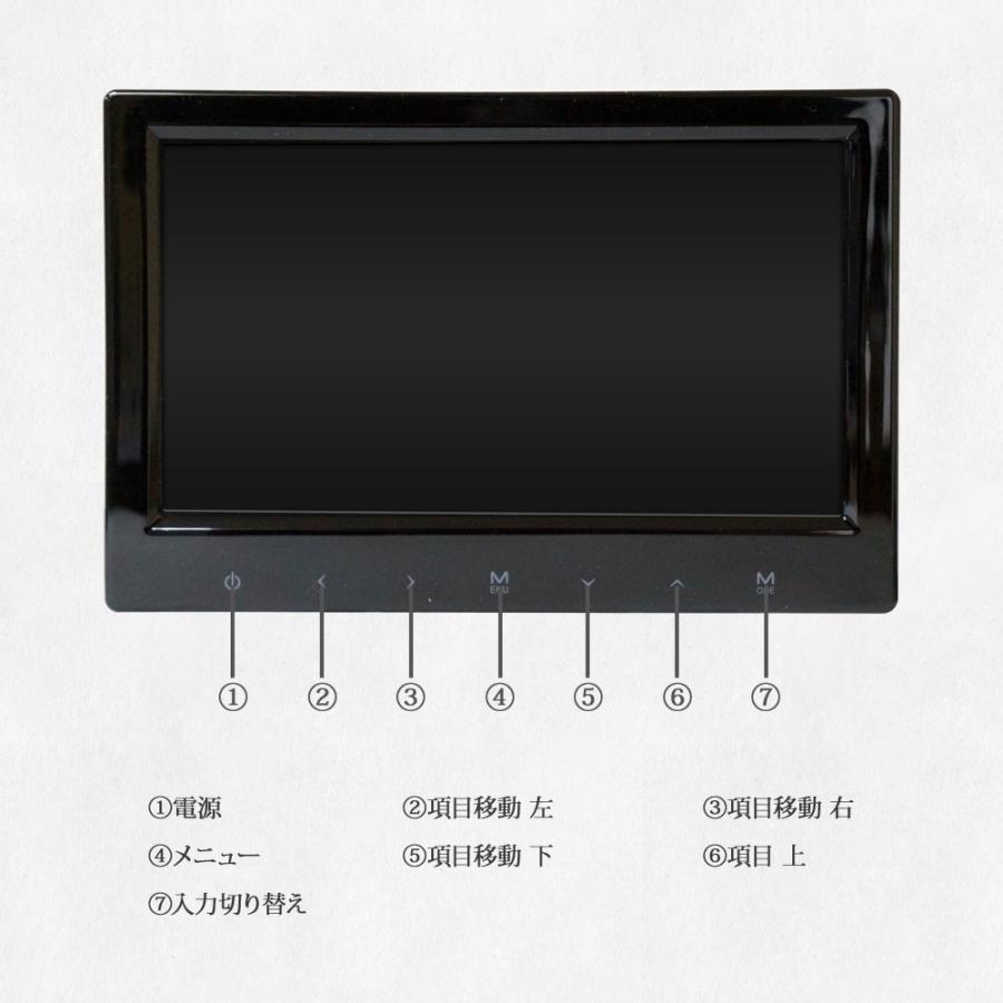 オンダッシュモニター 7インチ ヘッドレストモニター 兼用 タッチ