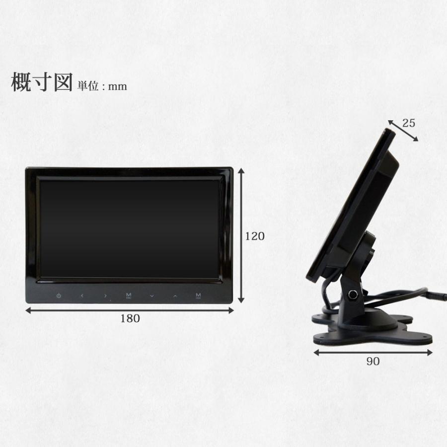オンダッシュモニター 7インチ ヘッドレストモニター 兼用 タッチ