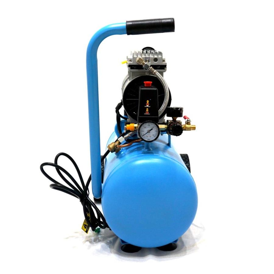 オイルレス エアーコンプレッサー 100V 25L 静音 家庭用 業務用 兼用