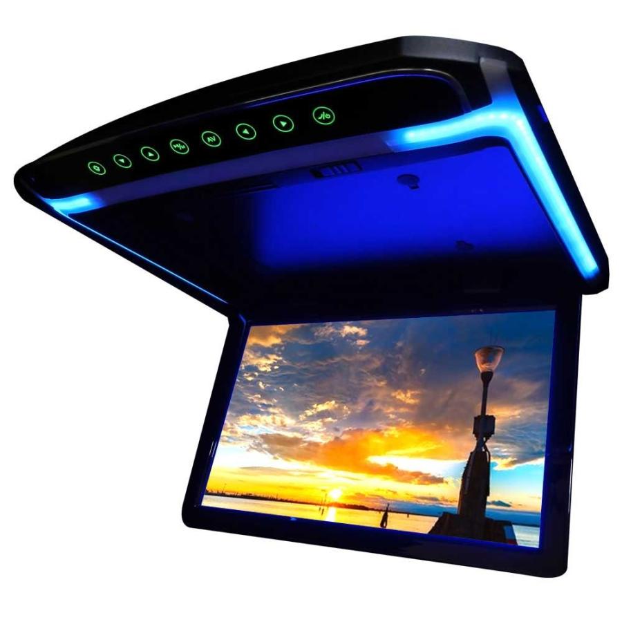 フリップダウンモニター 12.1インチ 高画質 LEDバックライト液晶