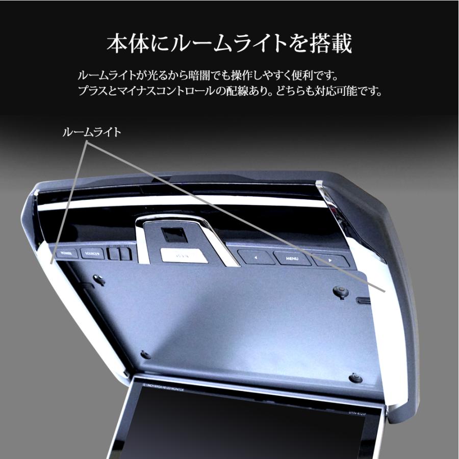 フリップダウンモニター 12.1インチ リアモニター 車載モニター HDMI