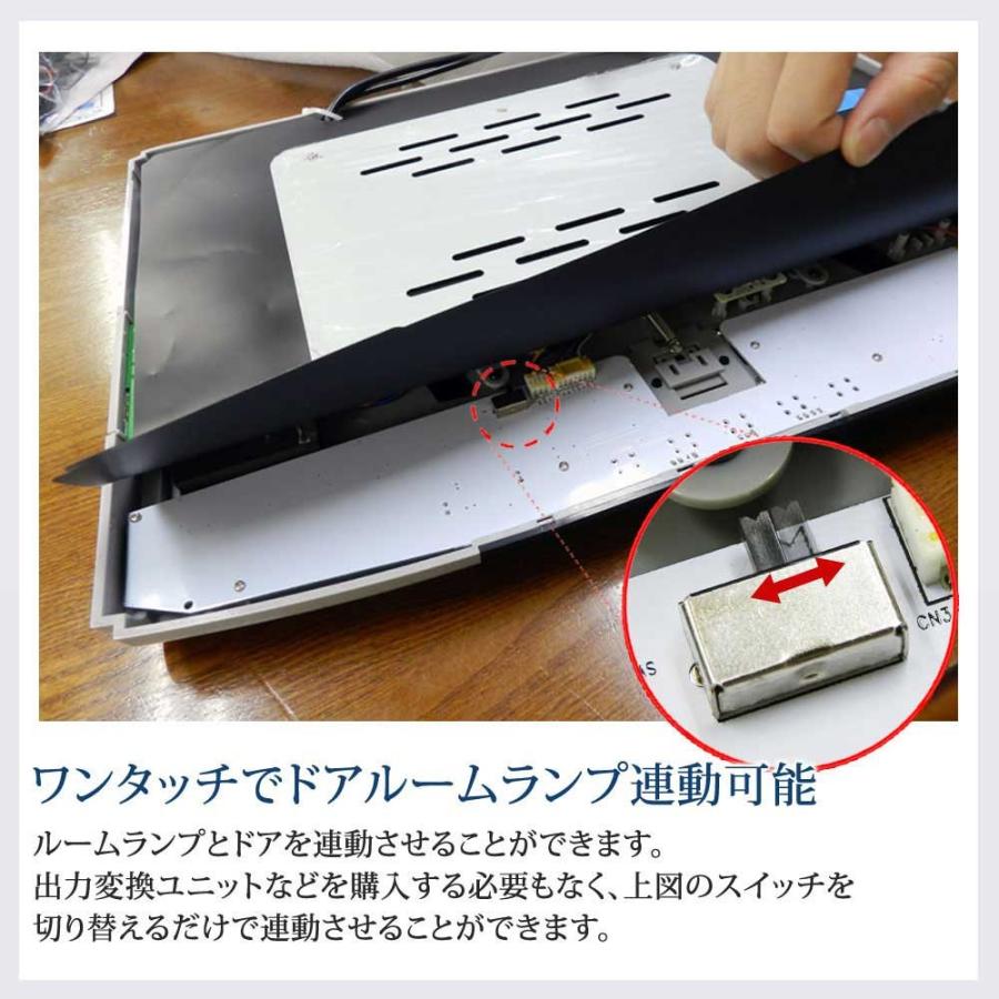 フリップダウンモニター 15.6インチ 12V 24V フルHD 高画質1920×1080 