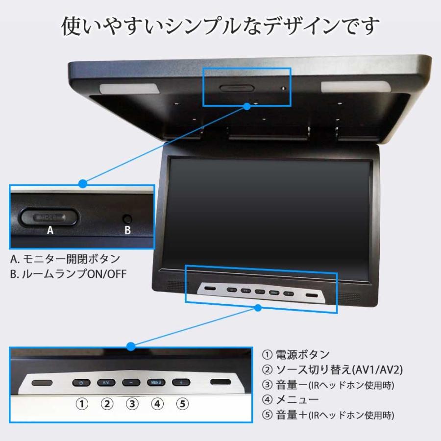 フリップダウンモニター 20インチ 24V バス用 大型 モニター 大画面 高画質 送料無 F2001｜lightingworld｜04