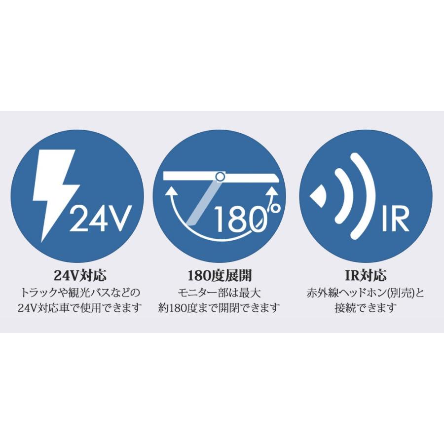 フリップダウンモニター 22インチ 24V 大型 バス用モニター 送料無 F2200 |  | 04