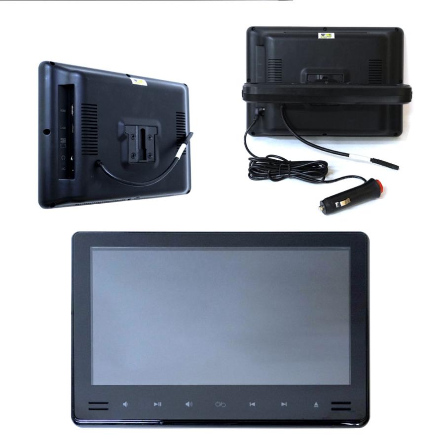 ヘッドレストモニター 10.1インチ 車 DVDプレーヤー 後部座席 スマホ