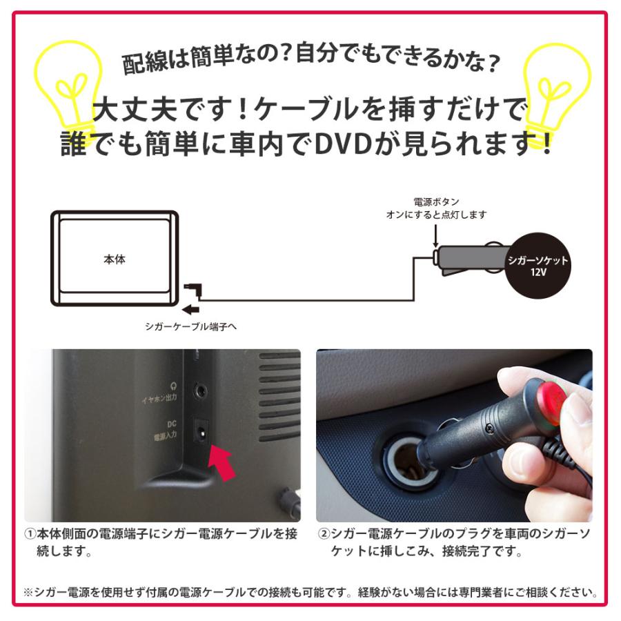 ヘッドレストモニター DVDプレーヤー センターブラケットセット