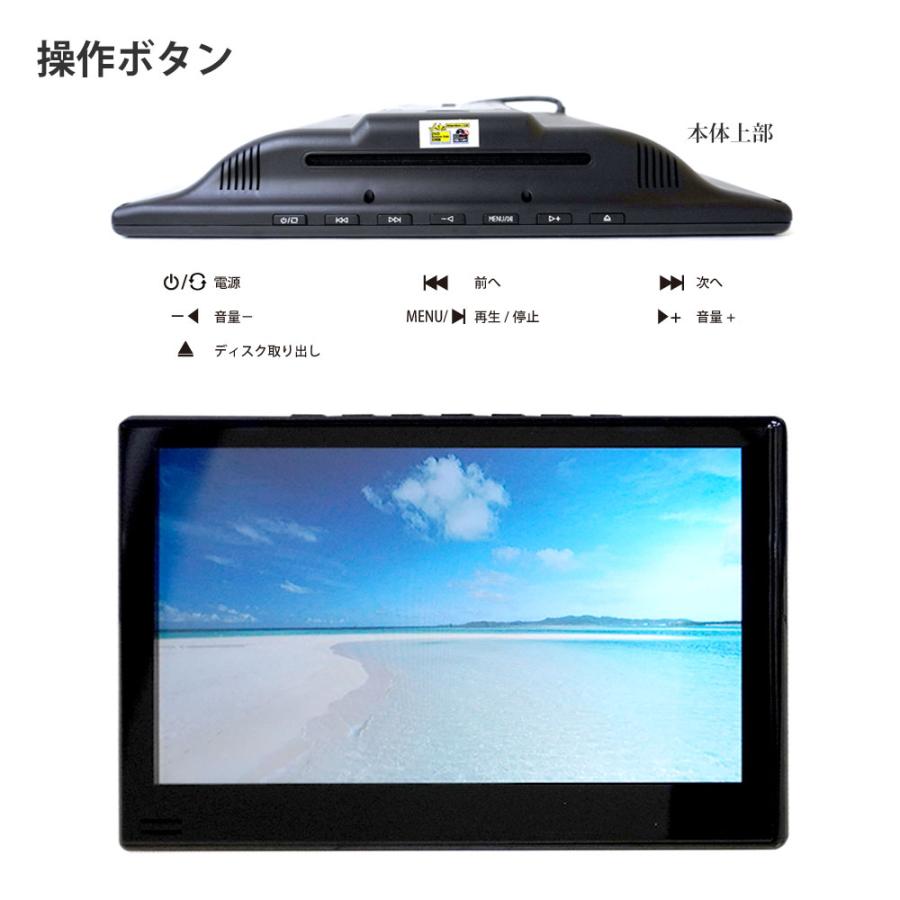 ヘッドレストモニター DVDプレーヤー センターブラケットセット