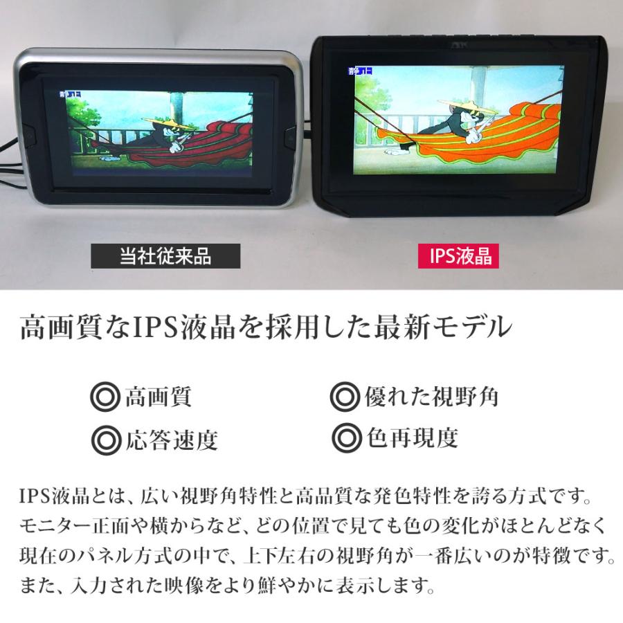 ヘッドレストモニター DVD内臓 DVDプレーヤー フロント ヘッドレストモニター DVD内臓 DVDプレーヤー フロント