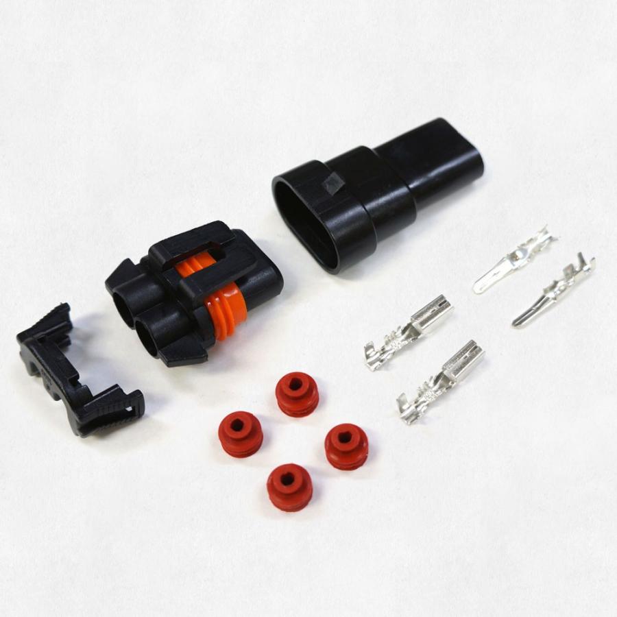 HID用防水カプラー コネクター HB3 HB4 オスメス 2個セット メール便送料無 宅配便の場合もあります 5 HID003 |  | 08