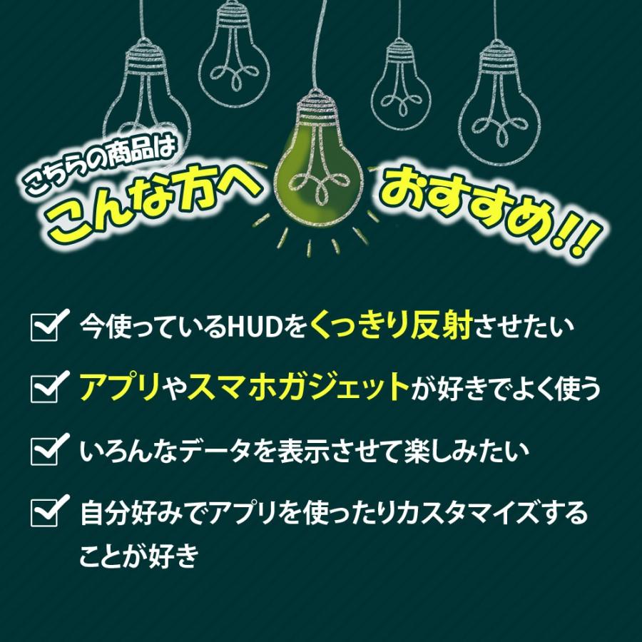 Hud 用 プロジェクター スマートフォン対応 反射板 スマホ 6インチ 対応 送料無 Hud600st Hud600st Lighting World 通販 Yahoo ショッピング