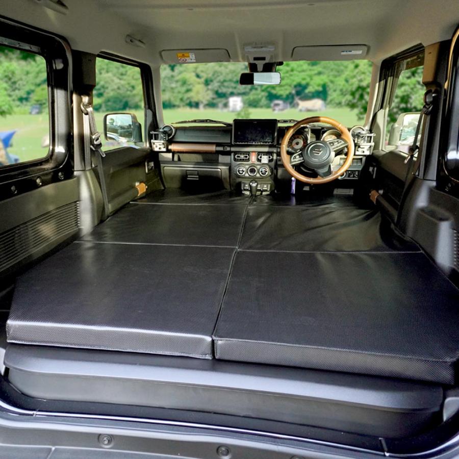 ジムニー 専用設計 車中泊 マット キャンプ 折りたたみ 黒 車 ジムニー 専用設計 車中泊 マット キャンプ 折りたたみ 黒 車