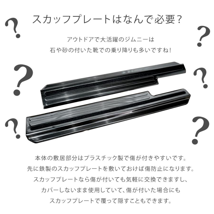 ジムニー JB64W ジムニーシエラ JB74W スカッフプレート サイド