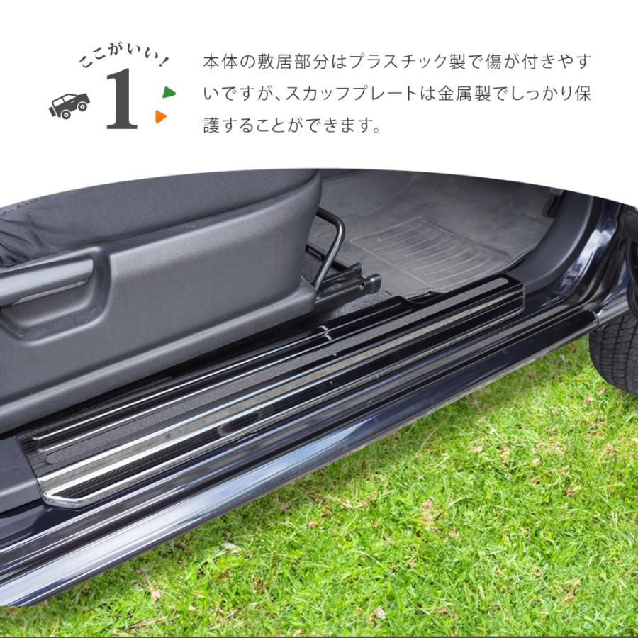 ジムニー JB64W ジムニーシエラ JB74W スカッフプレート サイド