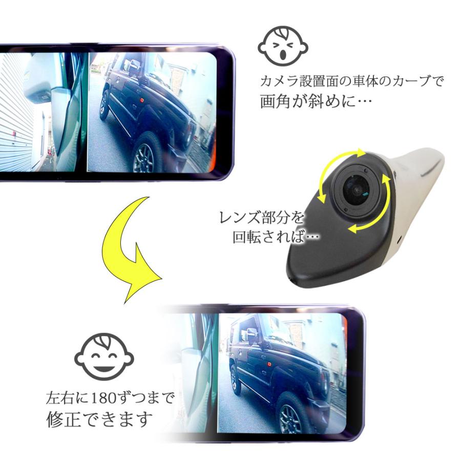 電子サイドミラー ドライブレコーダー サイドカメラ 駐車監視 常時電源ケーブル レンズ可動　ドラレコ 12V 24V あすつく 送無 JS625 |  | 07