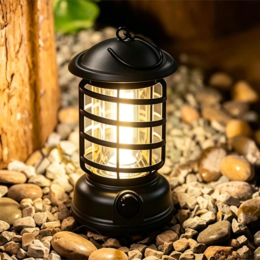 LEDランタン 乾電池式 IPX4防水 無段階調光 キャンプライト アウトドア おしゃれ レトロ 充電不要 屋外 屋内 防災 停電 K1018 |  | 13